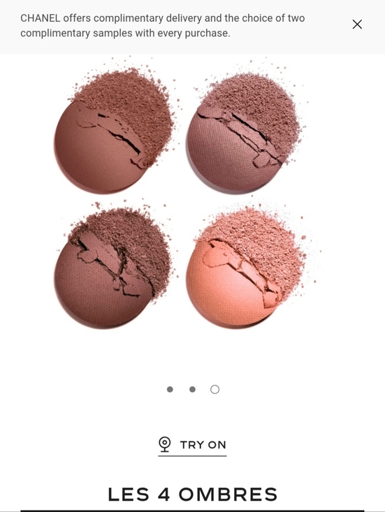 CHANEL Les 4 Ombres Eyeshadow Palette - 354 Warm Memories